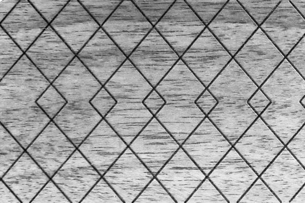 Individuelles Lasergravur Muster unserer hochwertigen Naturhaarbürsten