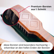 Natural Hair Brush mit Wildschweinborsten M1