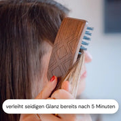Natural Hair Brush mit Wildschweinborsten M1