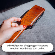 Natural Hair Brush mit Wildschweinborsten M1