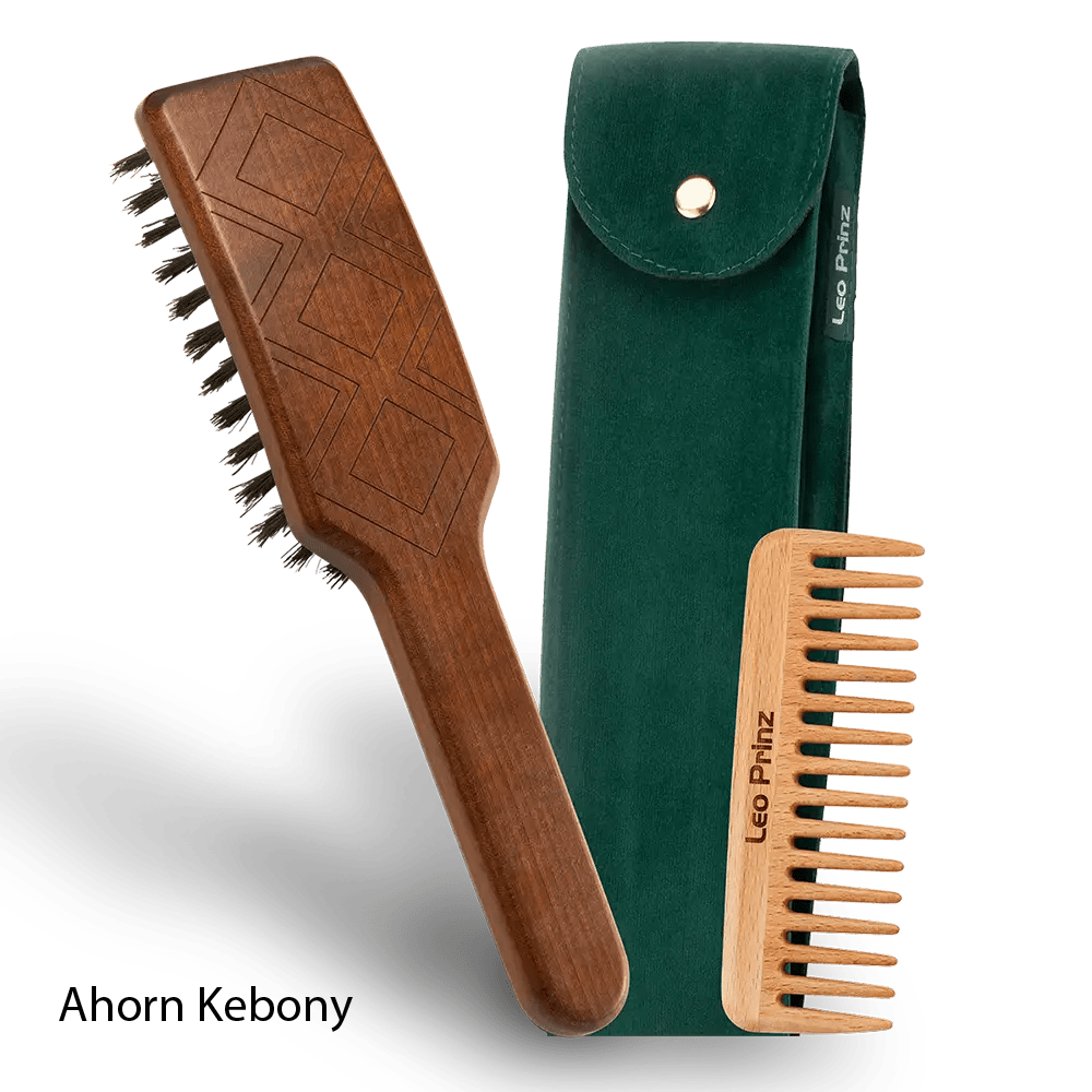 Natural Hair Brush mit Wildschweinborsten M1