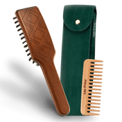Natural Hair Brush Professional (Hand-drawn)