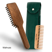 Natural Hair Brush mit handeingezogenen Wildschweinborsten