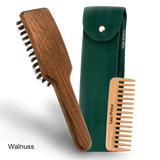 Natural Hair Brush mit handeingezogenen Wildschweinborsten