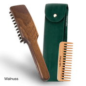 Natural Hair Brush mit handeingezogenen Wildschweinborsten