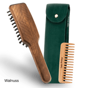 Natural Hair Brush mit handeingezogenen Wildschweinborsten